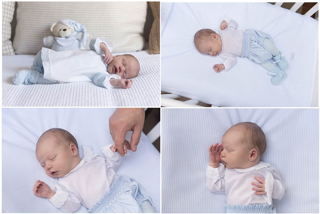 Sesión de recién nacido a domicilio. Fotógrafa de bebés en Gijón